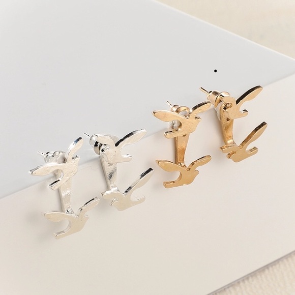 2/$24 “Farrah” Flying Birds Ear Jackets - Picture 5 of 5